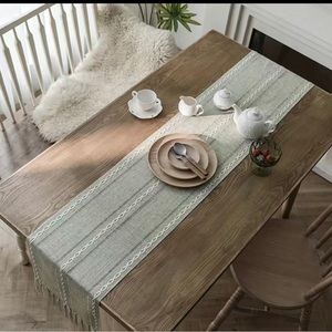 Green Shade Table Runner 12x78 inch